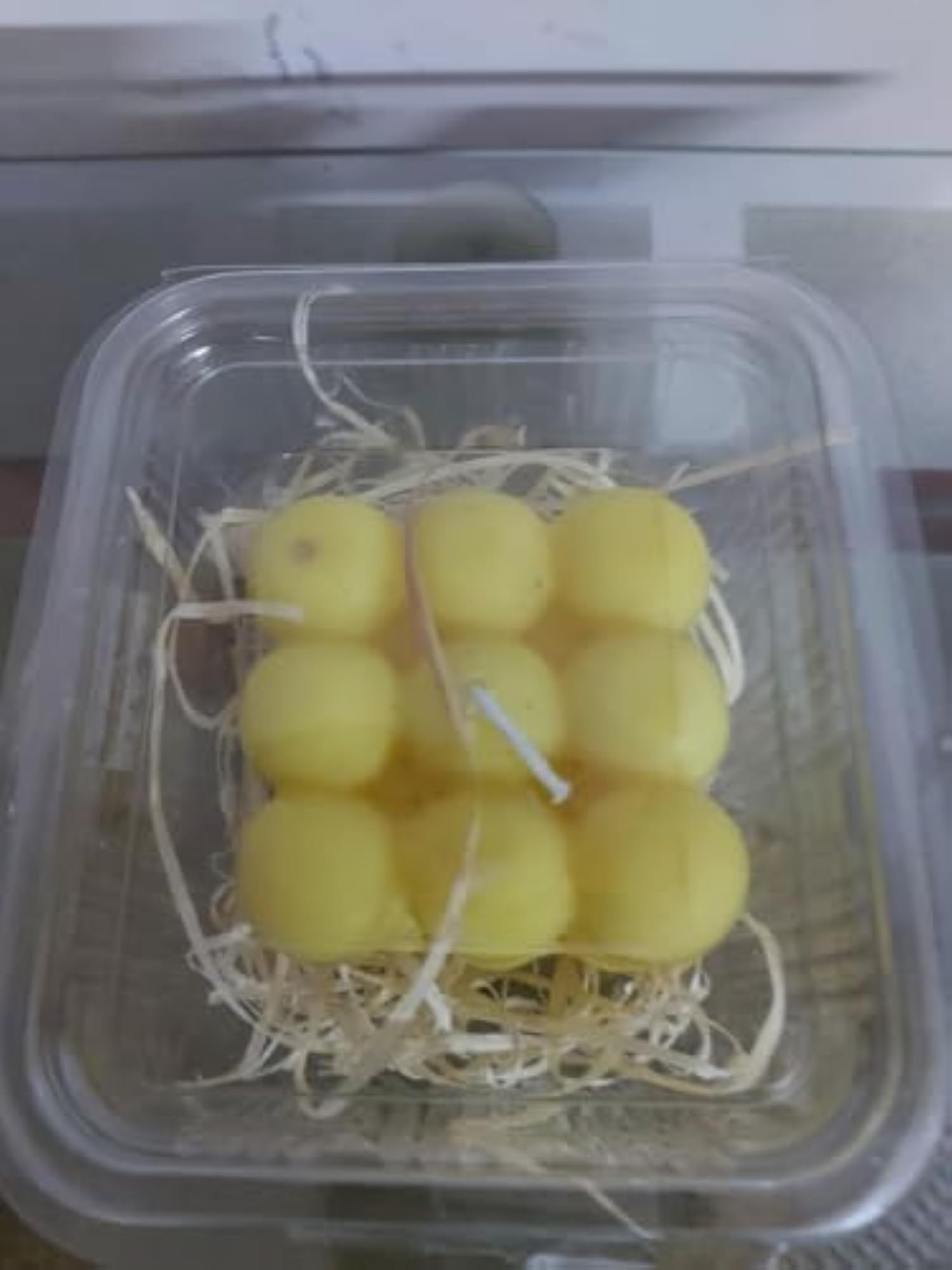 Candle Scented Designer Cube Bubble Diwali Candle