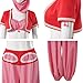 Xichahao Women I Dream of Jeannie Costume Adult Pink Halloween Outfit Fullset (pink, M)