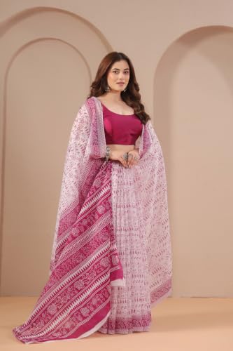 Image of TAMAIRA FASHION Mulmul Pure Cotton Saree For Woman Warli Printed|Office Wear Daily Wear Sarees For Women Without Blouse Piece(Available in 19 Colours)