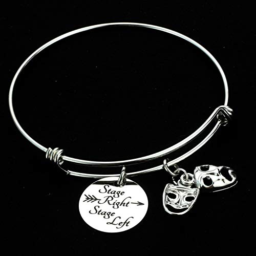 Kivosliviz Theater Gifts Bracelet Drama's Bracelets Gift Comedy Tragedy Jewelry for Actress Theater Bracelet2