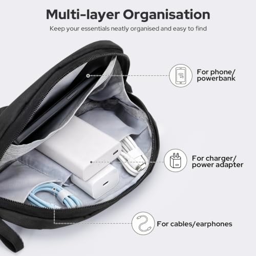 Organisateur Cables Voyage : Alyvisun Trousse de rangement cable pour voyage chargeurs et acces... – Image 4