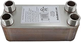 Duda Energy HX1630: M100 B3-16A 30 Plate Heat Exchanger, 1