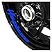 Striscia Riflettente della Ruota Adesivo Ruota del Motociclo Riflettente Moto Cerchio Impermeabile Decal Rim Tape Adatto per su-ZU-Ki Hayabusa Hayabusa (Colore : Reflective Blue)