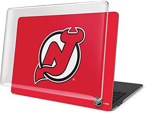 Skinit Case + Skin Compatible with MacBook Pro 16in (2019-20) - Officially Licensed NHL New Jersey Devils Solid Background Design