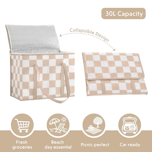 Ohocut Checkered Insulated Bags