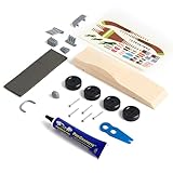 Pinewood Pro Turbo GT-Style Derby Car Kit | 21 Piece Set | Polished Axles | Speed Wheels | PRO Graphite Included | Flex Weights | Wheel Spacing Tool | Cool Accessories and Decals