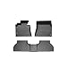 Weathertech 44573-1-2 Front and Rear Black Floor Liners for 2014-2017 Jeep Wrangler Unlimited