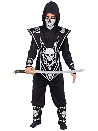 Skull Lord Ninja Child Costume, Multicoloured, Size Large (12-14)
