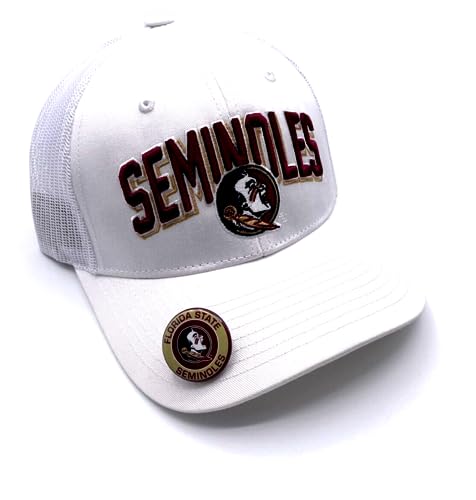 Gorra Trucker Ajustable Logo FSU Blanca miniatura 1