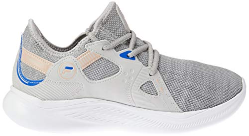 Tênis, Presence, Fila, Feminino, Prata/Rosa Claro/Royal, 38