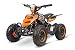 Produktbild Eco Repti 6" 800W Quad Fusspedal + 3-Stufen Regulierer ATV Bike Pocket Kinderfahrzeug Elektrofahrzeug Elektro (Blau)