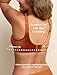 COMFELIE Wireless Bras for Women Silky-Soft Jelly Lift Full Coverage No Underwire T-Shirt Bra Caramel M