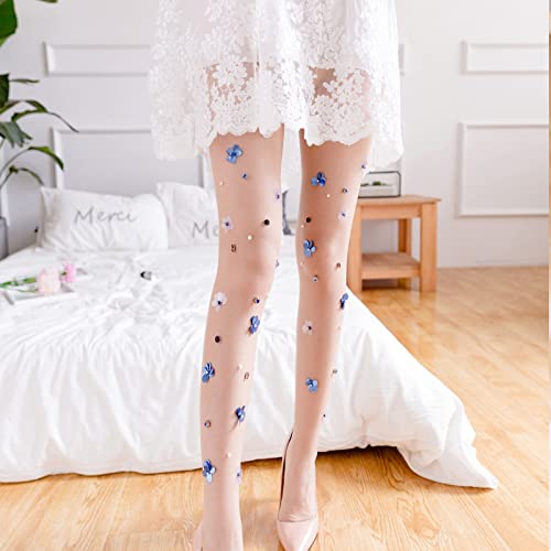 Image of Sahabowi handcraft tights for women, Sheer waist pantyhose