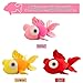 zhidiloveyou Goldfish Stuffed Animal Fish Plush Pink Cute Fish Toy for Girls Boys, 13.78 inch
