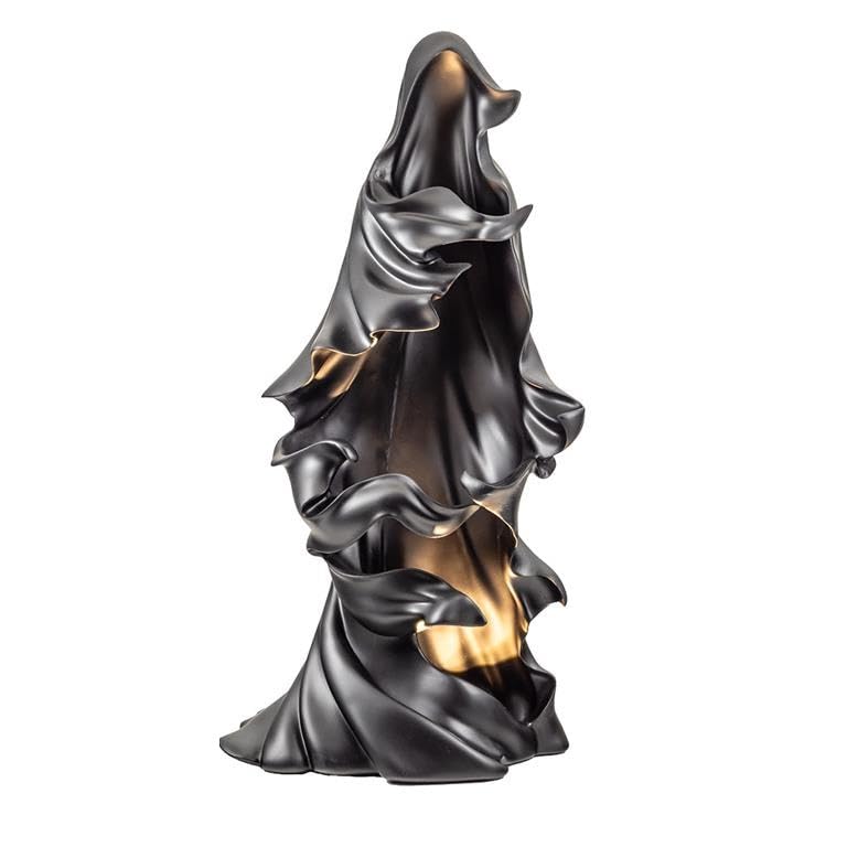 Figurine fantôme noire DRW de 61 cm pour illuminer un coin sombre