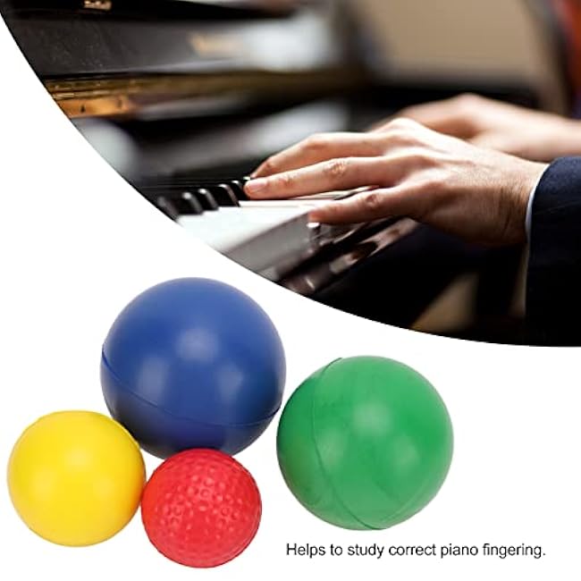 Hand Exercise Balls, Different Sizes Grip Strengthener Ball, High Elasticity for Practice