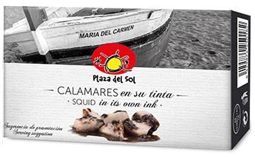 Calamares en su tinta, Plaza del Sol, En lote de 2 cajas