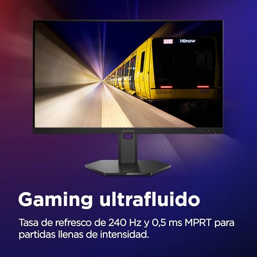 Miniatura 6 de Lenovo Legion 27Q-10 - Monitor Gaming QHD 27" (IPS, 240 Hz, 0.5 ms, 16:9, HDMI 2.1 - DP 1.4, NVIDIA G-Sync, AMD FreeSync Premium, VESA Adaptive Sync, Ajuste Inclinación/Altura/Pivote/Giro) Negro
