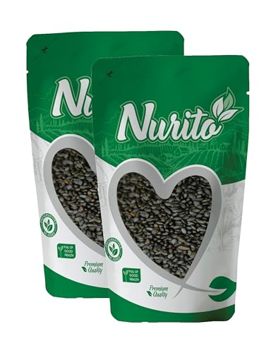 Image of Nurito Dried Fruits Nuts And Seeds (Sabja /Basil Seeds, 400g (2x200g))