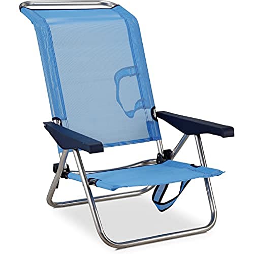 Eredu 991 / TX - Silla Cama De Playa Posiciones Aluminio 77 X 60 X 83 Cm