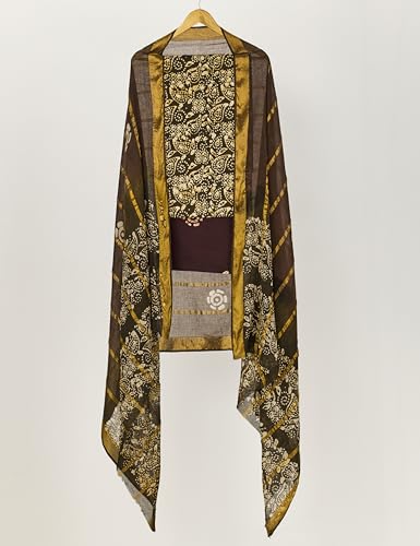 Image of Amazon Brand - Myx Women's Unstitched Batik Print Salwar Suit Dress Material With Dupatta