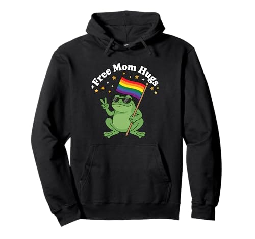 Free Mom Hugs LGBTQIA+ Ally Pride Month�B �p�[�J�[