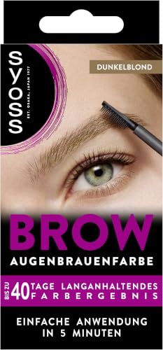 Syoss Augenbrauen Kit Augenbrauenfarbe 6-1 Dunkelblond Stufe 3 (17 ml) – Ansicht 1
