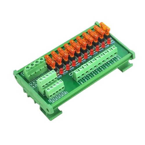 Placa de módulo de fusibles para proteger automatizaciones y tableros de 5V a 32V 1