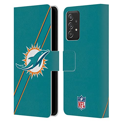 Étui portefeuille cuir Miami Dolphins Samsung Galaxy A53 5G