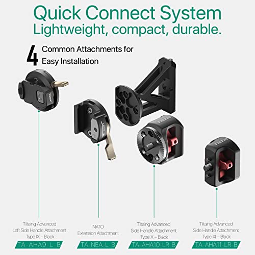 Tilta Left Side NATO Extension Attachment Filmmaking kit Compatible with Tilta Camera Cage,Side handle,NATO Rail Attachment - Image 4
