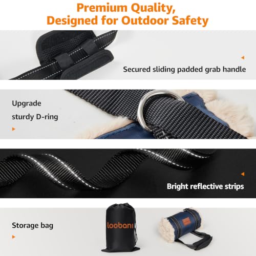 Image of LOOBANI Dog Lift Harness for Large Dogs Hind Leg Support for Weak Rear Legs