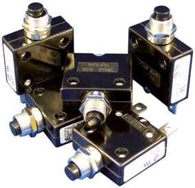 Boat Marine Push Button Circuit Breaker Assortment Contains 1 Each: 3A, 6A, 10A, 15A, 20A
