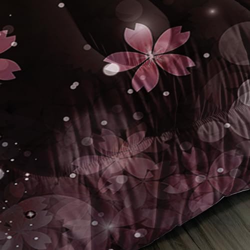 Image of QOOMO Kawaii Axolotl Kids Comforter Set Full Size,Cute Animal Print Bedding Set for Boys Girls Room Decoration,Pink Bed Set Microfiber Lightweight All Season,1 Comforter Set 2 Pillowcases