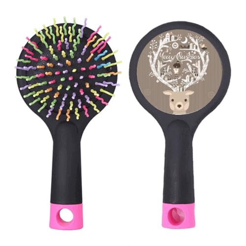 Brosse à cheveux démêlante avec base coussin haute flexibilité