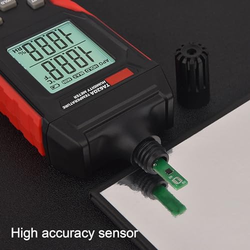 TA620A Handheld Hygrometer Humidity Meter - Room Digital Temperature and Humidity Monitor, High Accuracy Dew Point Wet Bulb Indoor