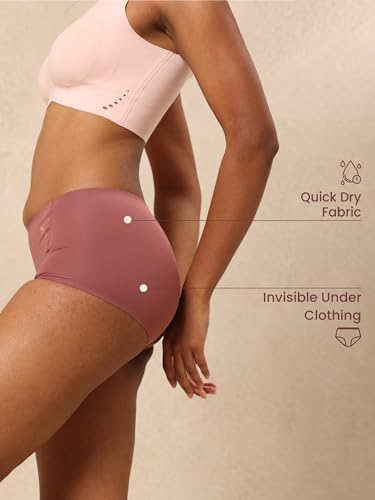 Image of Krvvy Airsoft Boyshorts | Women's High Coverage Mid-Rise Underwear with Four-Way Stretch | All Day Breathability | Lightweight & Seamless