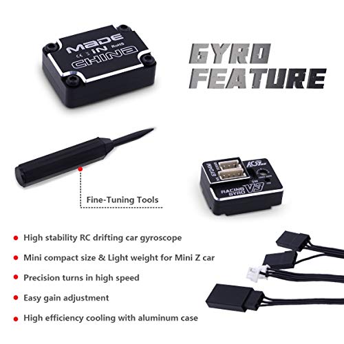 Agfrc Gy04M V3 Mini Z Gyros, A06Cls 0.060Sec Coreless Mini-Z-Car Servo And Agf-Spv3 Servo Programmer #TOP5