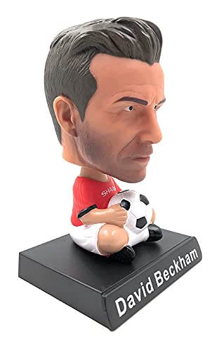 Image of AUGEN Super Hero David Beckham Action Figure Limited Edition Bobblehead with Mobile Holder for Car Dashboard, Office Desk & Study Table (Pack of 1)