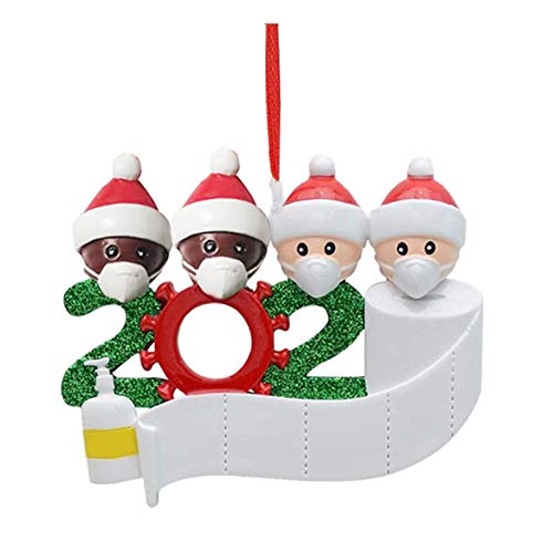 Eastdall Natal Personalizado Para Família,Kit de enfeites de natal para família Kit de enfeites de n
