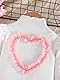 Fnaobai Kleinkind Baby Mädchen Röcke Outfit Frühling Herbst Kinder Kleidung Liebe Herz Langarm Rippstrick Tops Mesh Tutu Rock Set, Rosa, 9-12 Monate