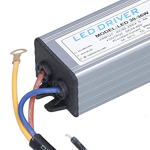 Image of LED Driver Waterproof IP65 Power Supply Transformer Adapter AC 95 to 265V to DC 24 to 42V Low Voltage Output 900mA Power Converter for LED Light(LED Lamp 30-36W)