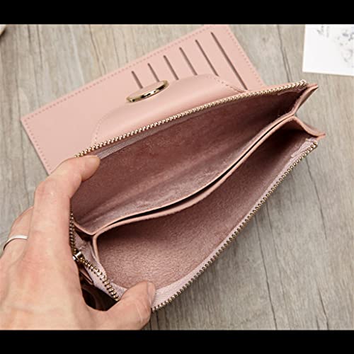 Women's Long Wallet Buckle Ladies Wallet Zipper Clutch Handbag4