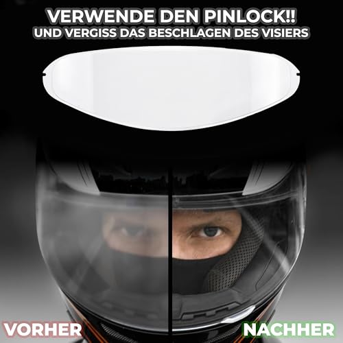 Everalo Pinlock Evo Kompatibel Shoei Gt Air - Gt Air 2 - Gt Air 3 - Neotec - Neotec 2 - Neotec 3 - Nxr - X Spirit 2 - X Spirit 3 - Qwest - XR 1100 - Cw1 - Cns1 - Cns2 - Cns 3 - Ryd - Cwr1 - DKS301