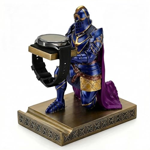 King's Guard Watch Display Stand Jewelry Necklace Holder Tray Tower BPurple