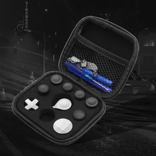 Image of 16 in 1 Metal Thumbsticks Suitable for Xbox One Elite Series 2, Elite Series 2 Core Controller Accessories Parts, 6 Metal Thumbsticks, 4 Paddles, 2 D-Pads and 4 Tool(Silver)