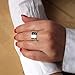 NadinArtDesign YHWH Sterling Silver Ring - Jehovah Rings, Yahweh Band Custom Hebrew Engraved Personalized Jewish Yehweh Band, Engravable Kabbalah Blessing Ring 8mm wide - Jewish Gift
