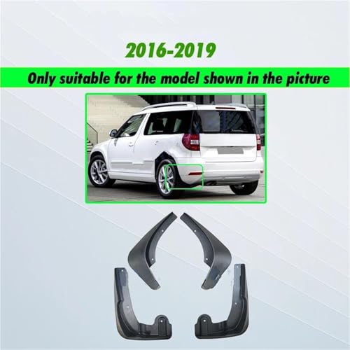 Garde-boue Skoda Yeti 2009-2019 stop projections eau et boue route - 2
