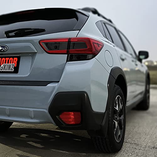 Image of SlickMod PreCut Vinyl Smoke Tint for 2018-2022 Subaru Crosstrek Tail Light (3. Turn Signal & Reverse, 20% Dark Smoke)