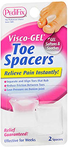 PediFix Visco-Gel Toe Spacers - 2 Spacers, Pack of 3