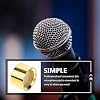 NIYANGLE Microphone Core 22mm Golden Diaphragm Condenser Capsule Replacement Mic Core for Live Performance and Vocal Recording #4